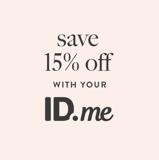 Save 15% off with your ID. me 