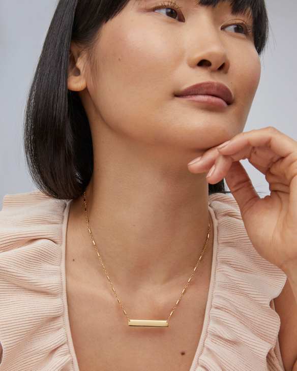 Allison Pendant Necklace in 18k Yellow Gold Vermeil