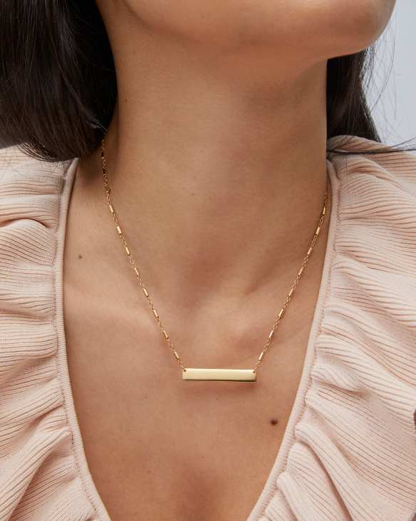 Allison Pendant Necklace in 18k Yellow Gold Vermeil