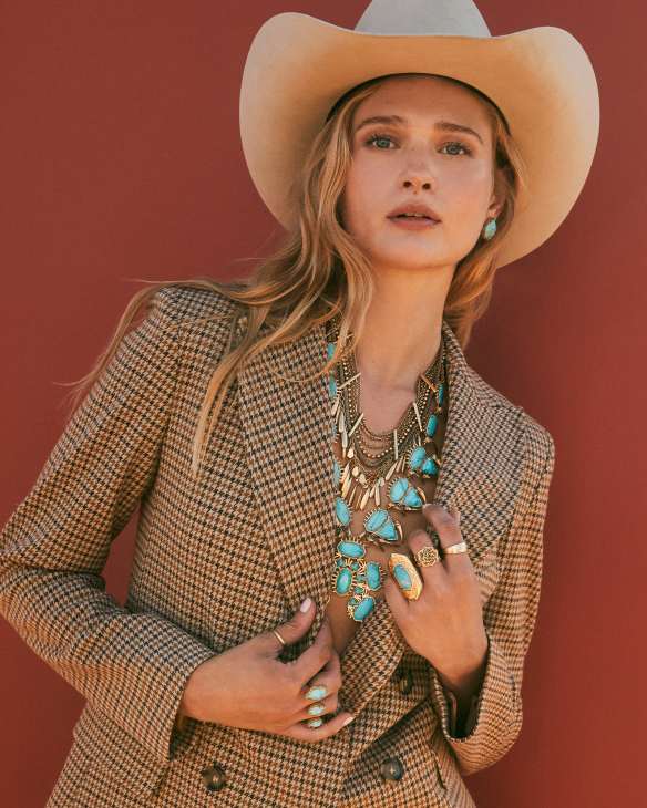 Ansel Rose Cocktail Ring in Vintage Gold