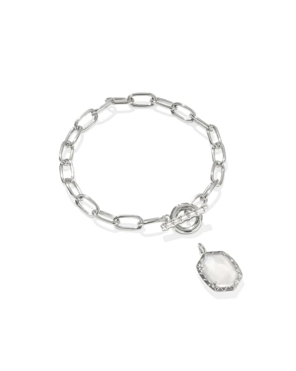 Daphne Silver Link and Chain Bracelet