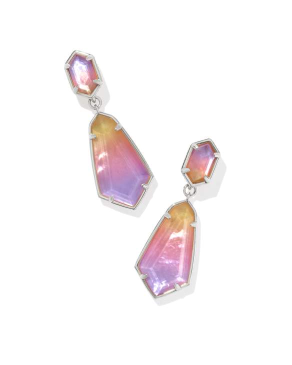 Hallie Silver Convertible Drop Earrings