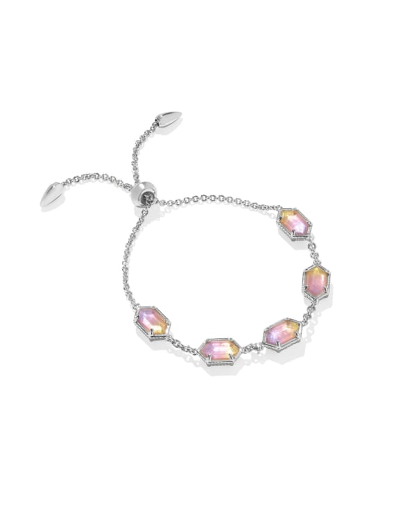 Hallie Silver Delicate Chain Bracelet