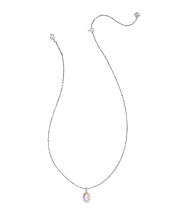 Hallie Silver Short Pendant Necklace