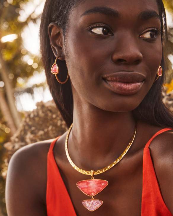 Margot Vintage Gold Hoop Earrings