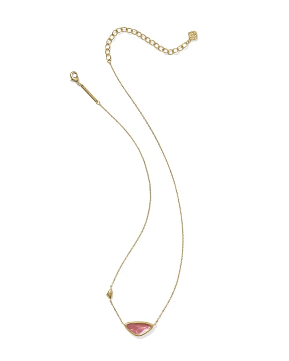 Margot Vintage Gold Short Pendant Necklace