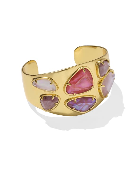 Margot Vintage Gold Statement Cuff Bracelet