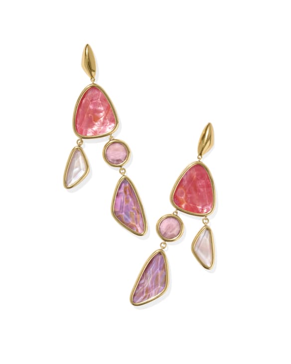 Margot Vintage Gold Statement Earrings