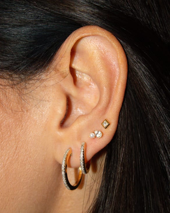 Penelope 20mm Hoop Earrings in 14k Yellow Gold