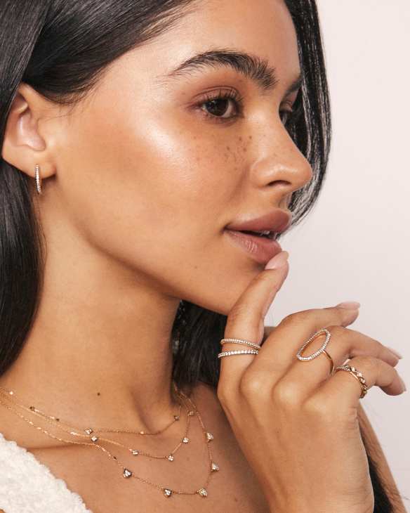 Penelope 20mm Hoop Earrings in 14k Yellow Gold