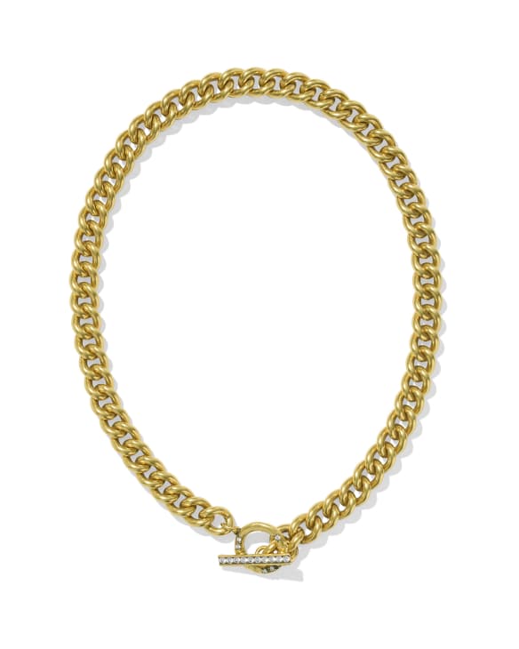 Whitley Chain Necklace in Vintage Gold