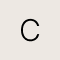 Diamond Accent Letter C 14k Yellow Gold Pendant Necklace in White Diamond