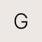 Diamond Accent Letter G 14k Yellow Gold Pendant Necklace in White Diamond