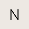 Diamond Accent Letter N 14k Yellow Gold Pendant Necklace in White Diamond