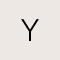 Diamond Accent Letter Y 14k Yellow Gold Pendant Necklace in White Diamond